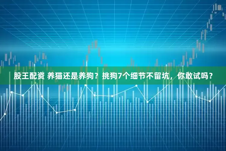 股王配资 养猫还是养狗？挑狗7个细节不留坑，你敢试吗？