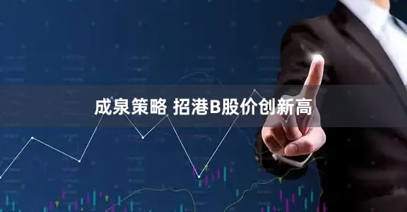 成泉策略 招港B股价创新高
