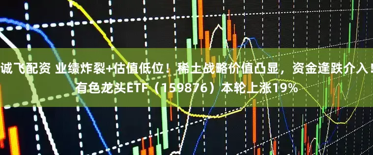诚飞配资 业绩炸裂+估值低位!稀土战略价值凸显,资金逢跌介入!有色龙头ETF(159876)本轮上涨19%