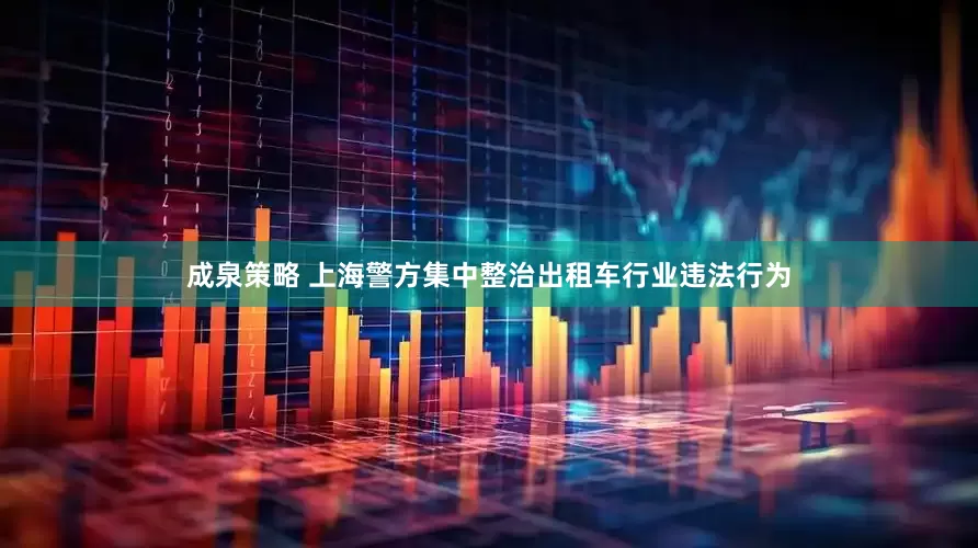 成泉策略 上海警方集中整治出租车行业违法行为